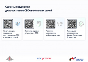 Сервисы поддержки для участников СВО и их семей