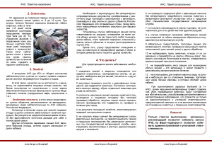 Африканская чума свиней (АЧС)